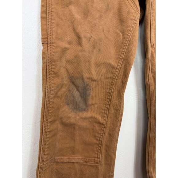 Carhartt Mens BN3334-M Rugged Duck Double Coyote Utility PantsSize 32X30 Grunge - Picture 4 of 16